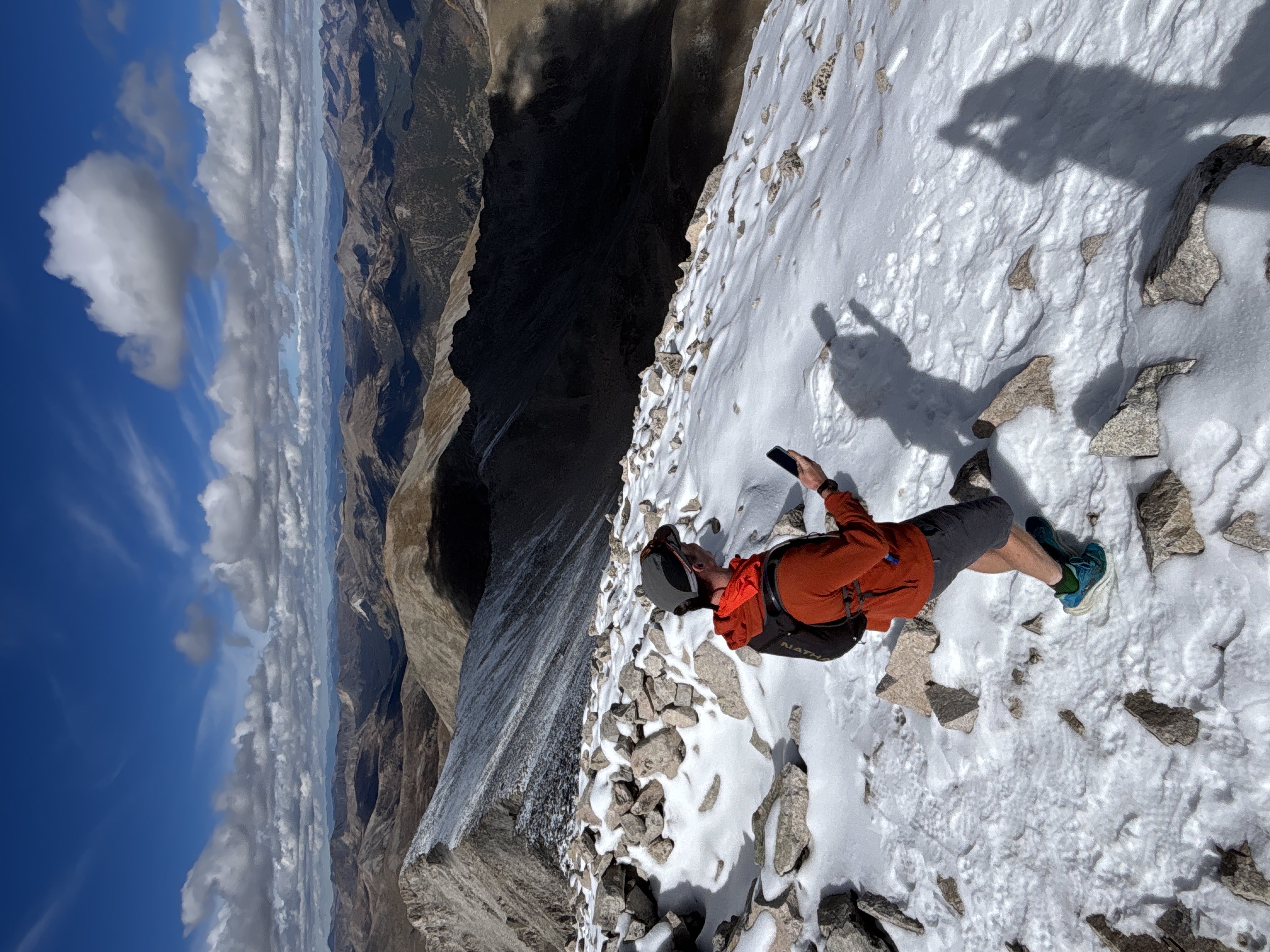 Snow at the summit of Mt.Princeton