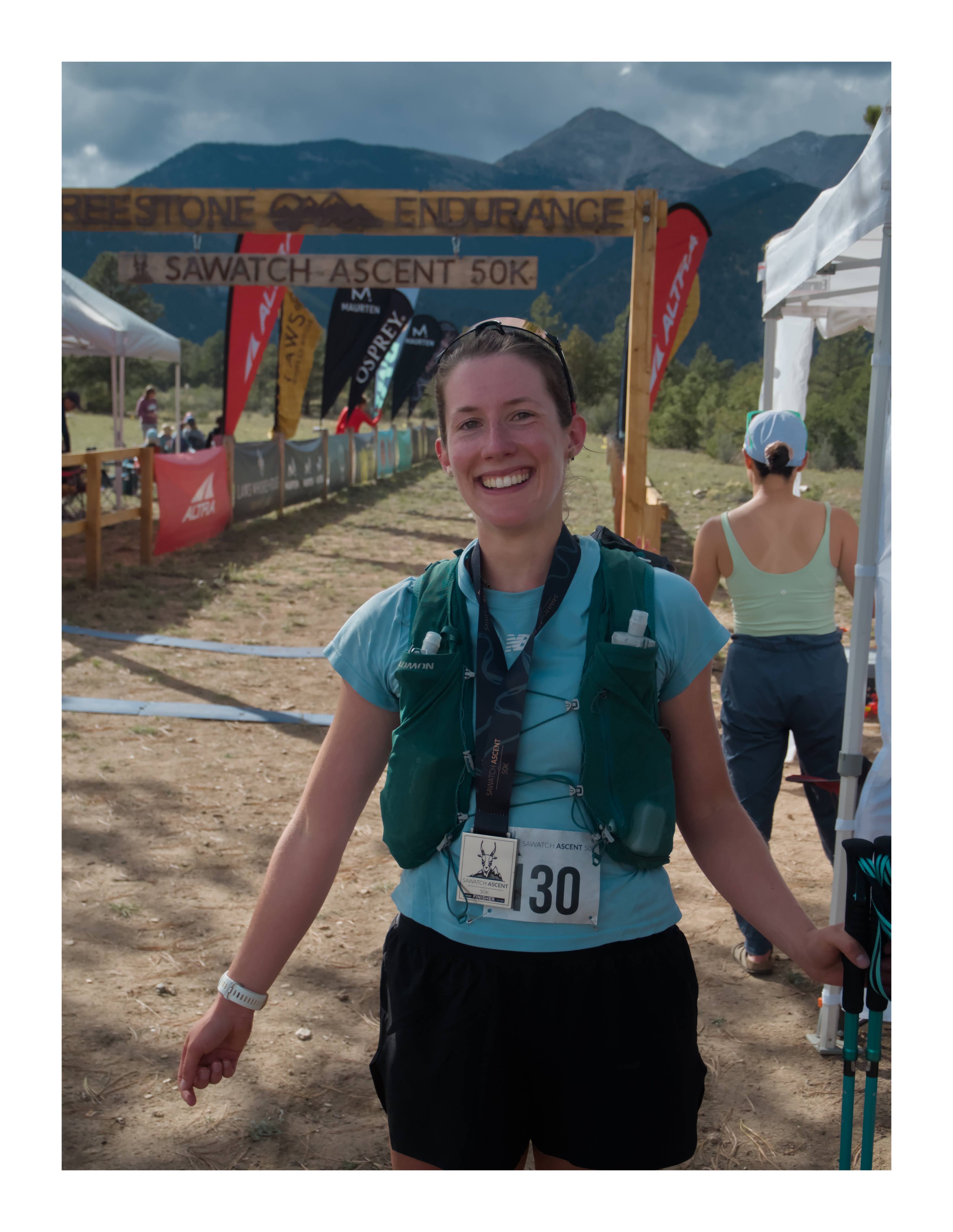 17th female and top quarter of finishers in about 7.5hrs