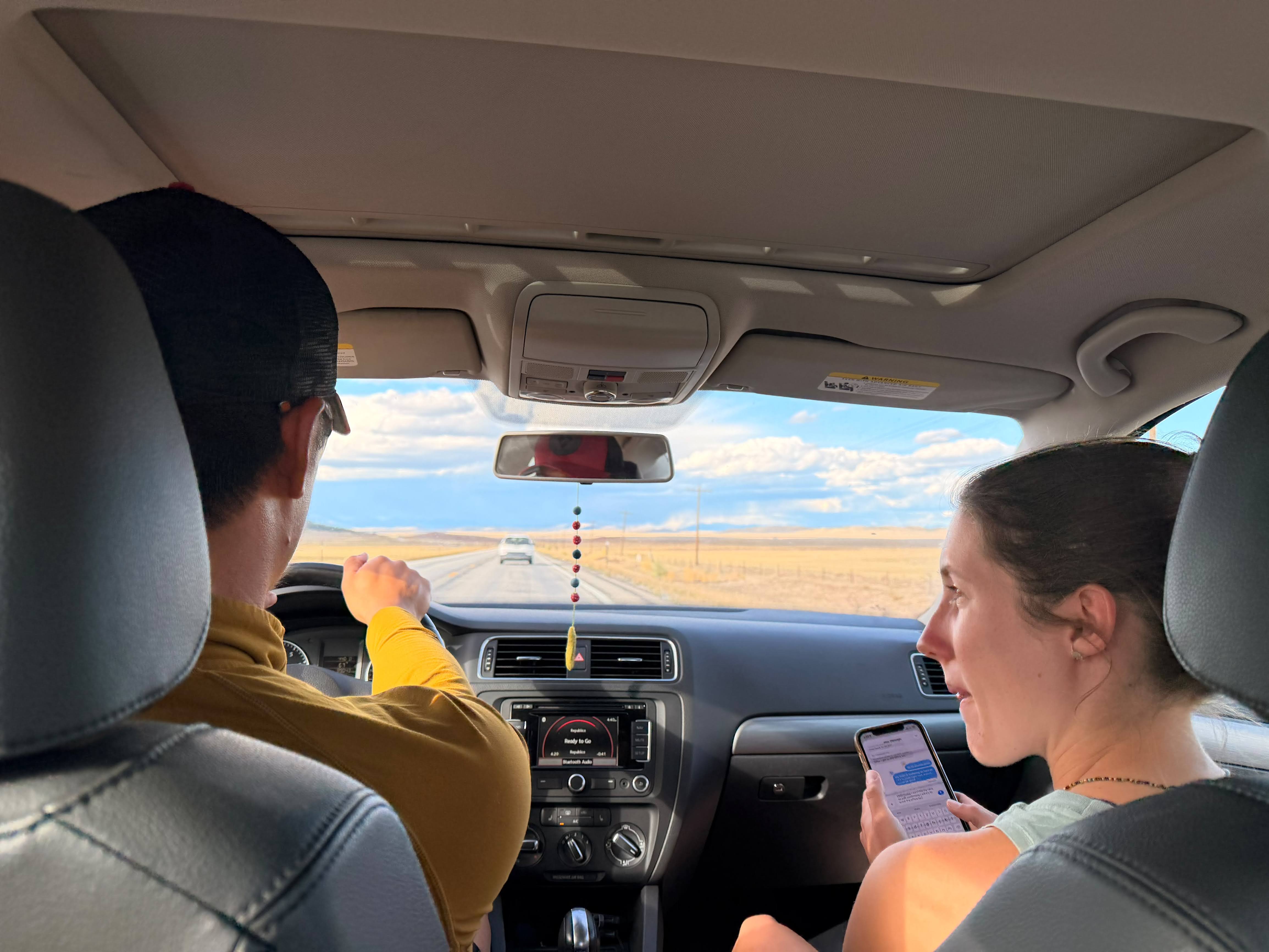 The drive right before it turned to shit